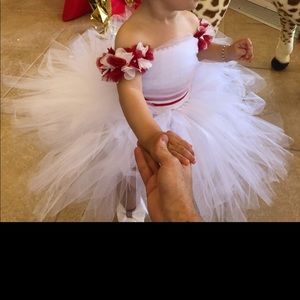 Marais Sky White Couture Gown for 1Yr Old Bday.